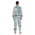 thumbnail image 4 of FORMRS Onesies Pajama for Adults Unisex Hoodie Winter Jumpsuit One Piece Sleepwear, Sizes S-2XL, Vibrant Cute Cat, 4 of 7
