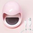 thumbnail image 2 of Nail Phototherapy Lamp, Cute Egg UV Gel Nail Lamp, USB Mini Nail UV Light, LED Therapy Sun Light Dryer, Automatic Sensor Nail Art Tools for Fingernail & Toenail, 2 of 5