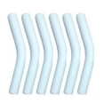 thumbnail image 7 of Shoreew 6Pcs Silicone Straw Tips Flexible Reusable Food Grade Straw Covers Elbow Straw Replacement Tip for Hydraflow Stainless Steel Straws, 7 of 7