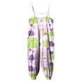 thumbnail image 5 of Staki Toddler Easter Jumpsuit Easter Outfits for Toddler Girls One Piece Romper Baby Cute Bunny Floral Print Onesies Jumpsuit 1-10Y(Beige,1-2 Years), 5 of 6