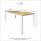 thumbnail image 4 of Mesa Rectangular Creta Blanca Exterior 180 cm, 4 of 4