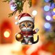 thumbnail image 1 of Christmas Kitty Car Pendant Backpack Pendant Christmas Home Decoration, 1 of 8