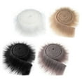thumbnail image 4 of 4pcs Faux Fur Ribbons Fabric Shaggy Fur Fabrics DIY Crafts Fluffy Strips, 4 of 9