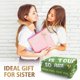 thumbnail image 2 of LHSHID Sister Birthday Gifts Sister Gifts Blanket Sister Gifts from Sister Gifts for Sister on Mothers Day Christmas Sisters Day Gifts to My Sister Throw Blanket 30"x40", 2 of 7