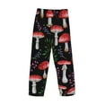 thumbnail image 5 of Easygdp Red Mushrooms Men's Pajama Pant, Sleep Elastic Waistband Lounge Pants - XX-Large, 5 of 9