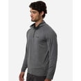 thumbnail image 2 of HUK H1200715 Men's Airweight Heather Quarter-Zip Pullover-Volcanic Ash Heather-2XL, 2 of 6