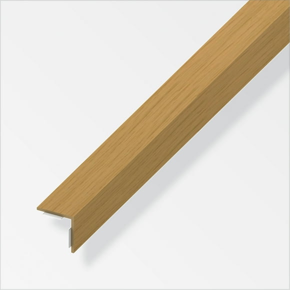 Ángulo 20x20x1.0mm, autoadherible, PVC roble claro, 1m