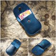 thumbnail image 4 of Handmade Designer Men Coin Purse Cowhide Coin and Card Purse Retro Change Purse Men Wallet Mini Coin Bag coffee, 4 of 6