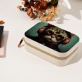 thumbnail image 7 of Retro Cat Velvet Travel Organizer with Removable Compartment - Portable Jewelry Necklace Organizer Box - Gift, 7 of 7