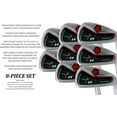 thumbnail image 4 of T11 Power Back Iron Set 4-SW Golf Clubs Right Handed Stiff Flex Steel Shaft Men's Standard Length, 4 of 4