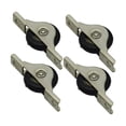 thumbnail image 2 of simhoa 4 Pieces Window Pulley Spare Parts Iron Sliding Door Wheels Kitchen Fittings medium black, 2 of 8