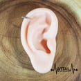 thumbnail image 3 of 15 Gem, 20G Bendable Hoop Rings for Ear Cartilage, Eyebrow, Nose and More - Vital Body Jewelry, 3 of 4