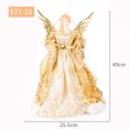 thumbnail image 3 of Figura de ángel de Navidad de 16 pulgadas, adorno navideño, manualidades con alas, decoraciones navideñas para el hogar, regalo festivo, 3 of 5