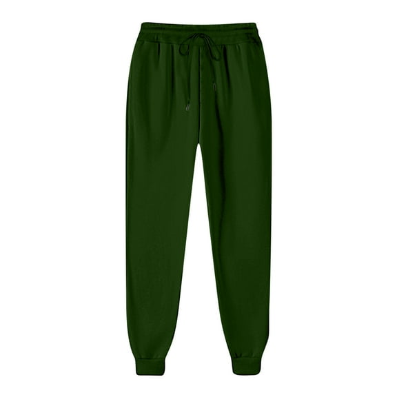 Moxiu Plus Size Fleece Sweatpants for Women Joggers Pants Elastic Waisted Sweatpant with Pockets 2024 Casual Active Workout Running Sports Trousers Army Green,XXXL
