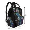 thumbnail image 2 of Easygdp colorful flames dinosaur para Bolsa de Bebé de Gran Capacidad con Múltiples Bolsillos, Bolsa de Pañales para Padres, Bolsa de Viaje Organizada y Elegante, 2 of 6