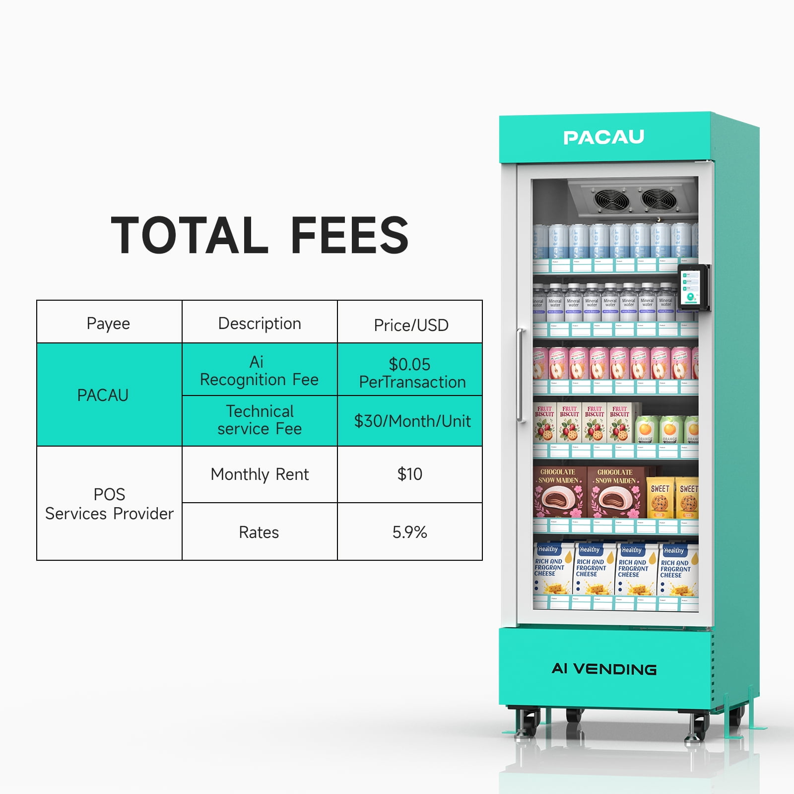 Smart Vending Machine for Sale, Commercial Snack and Drink Combo Vending Machine, Refrigerated Automatic Vending Machine with Credit Card & NFC Payment for Office, Apartment, Gym