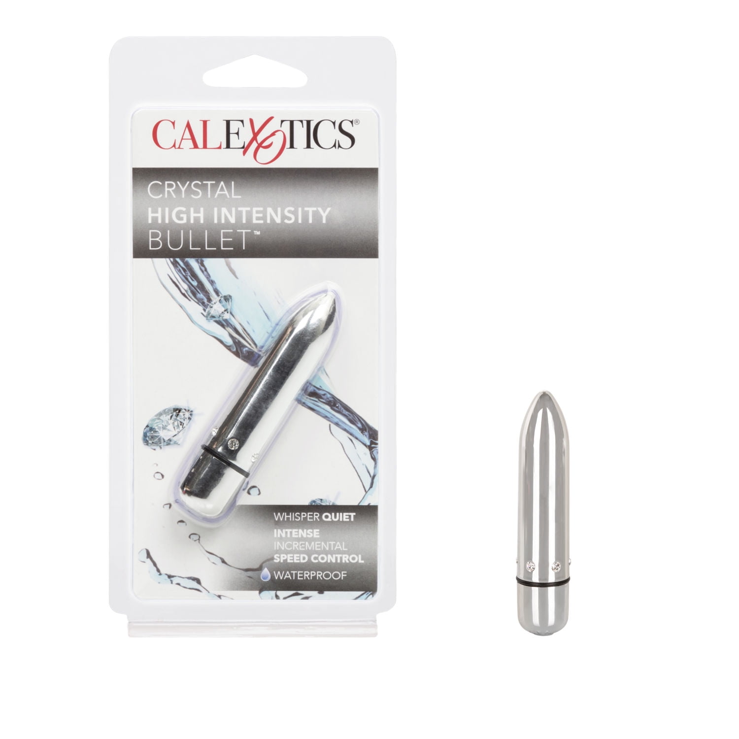 CalExotics Crystal High Intensity Incremental Speed Quiet Bullet Vibrator