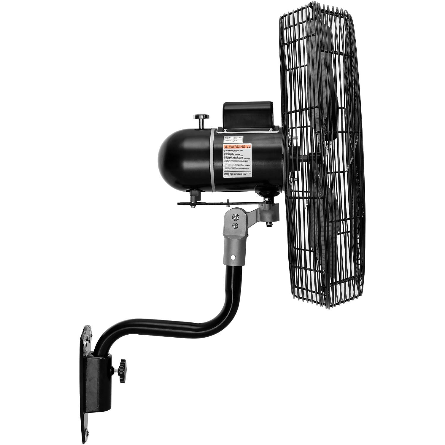 CD Premium 24" Oscillating Wall Mount Fan, TEFC Motor, 9,400 CFM, 1/2 HP