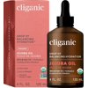 Cliganic Organic Jojoba Oil, 100% Pure (4oz) | Moisturizing Oil for Face, Hair, Skin & Nails | Natural Cold Pressed Hexane Free | Base Carrier Oil