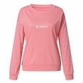 thumbnail image 2 of Gibobby Sudaderas para mujer Sudaderas de moda de gran tamaño para mujer con cuello alto sudaderas de manga larga trajes de otoño 2023(Rosa,CH), 2 of 4