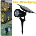 thumbnail image 1 of Lámpara LED solar para árbol para jardín y patio | Iluminación decorativa solar impermeable con encendido y apagado automático y respaldo de 3 días | Fácil instalación en la pared para patio, césped, 1 of 9