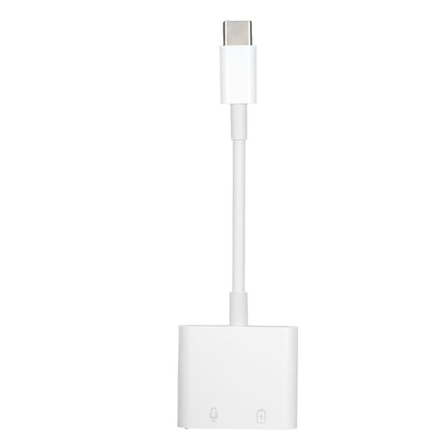 Divisor USBC de audio y carga, adaptador USB C a US Cto 2 en 1 con tecnología innovadora de adaptador US Cto de carga rápida