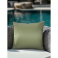 thumbnail image 3 of Outdoor Pillows Waterproof, Dark Sage Green Ombre Throw Pillows with Inserts Included, Modern Abstract Aesthetics Indoor Outdoor Decorative Lumbar Pillow for Bed/Couch/Patio 16"x16", 1Pcs, 3 of 8