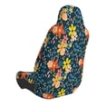 thumbnail image 2 of Wukai Blue Floral Full Set Car Seat Covers with Soft Padding Universal Auto Front Seats Protector and Cushion Mat, 2 of 5