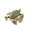 thumbnail image 2 of Brass Tortoise Figurine Statue for Living Room Table Home Decoration Bronze 34x36.5x12.5mm, 2 of 3