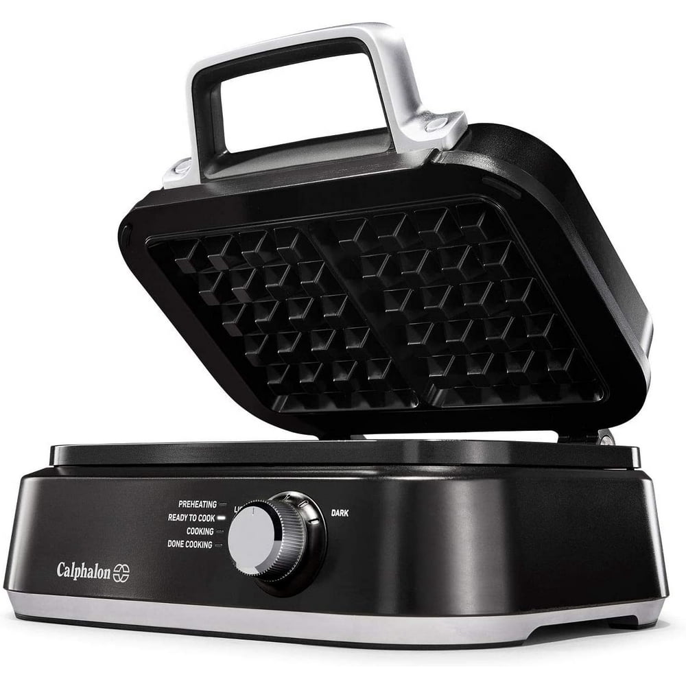 Calphalon Precision Control Electric Waffle Maker, Matte Black