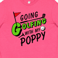 thumbnail image 4 of Inktastic Going Golfing with my Poppy- kids golf Youth T-Shirt, 4 of 5