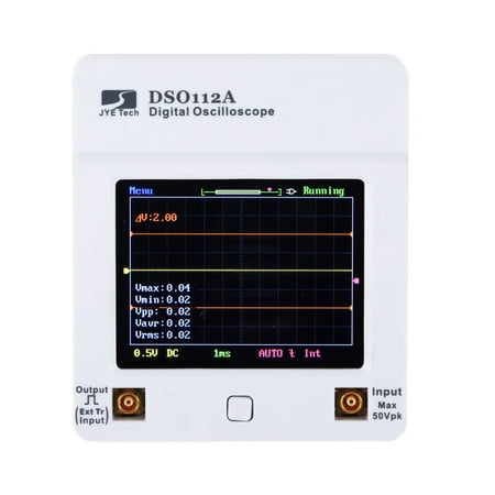 DSO 112A TFT Touch Screen Portable Mini Digital Oscilloscope USB Interface 2MHz (Best Cheap Digital Oscilloscope)