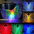 thumbnail image 5 of ZHAOCHENG Nuevas alas LED para adultos, alas de mariposa LED, alas LED que brillan en la oscuridad, disfraces de danza del vientre multicolor, 5 of 5