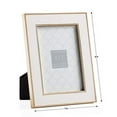 thumbnail image 2 of Torre & Tagus Regis Gold Trim White Enamel Frame - 5x7, 2 of 3