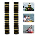 thumbnail image 4 of Yellow Kayak Paddle Grips with Sponge Material for Protection Non Slip Comfortable Handles 2Pcs, 4 of 9