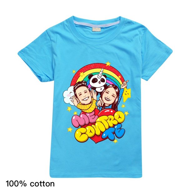Ropa de verano para niños, camiseta de cumpleaños para niñas, camiseta de manga corta, traje de algodón para niños de 2 a 16 años, traje blanco y negro 15T Gao Jinjia LED