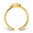 thumbnail image 2 of Primal Gold 14 Karat Yellow Gold Sea Shell Toe Ring, 2 of 6