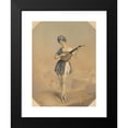thumbnail image 2 of William Drummond 15x18 Black Modern Framed Museum Art Print Titled - Celeste as the Arab Boy (1838), 2 of 5