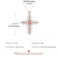 thumbnail image 4 of CILENON Fashion Beautiful Alloy Cross Pendants Necklaces Cross Pendant Necklace Jewelry Gifts For Women (A,One Size), 4 of 4