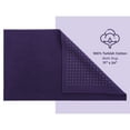 thumbnail image 4 of American Soft Linen, Slip Reducer Bath Rug, 100% Cotton 17x24 inches, Soft Absorbent Bath Mat Rugs, Purple, 4 of 7