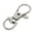 Silver, variant on YYKihy Portable Metal Swivel Lobster Clasps Clip Lanyards Hooks For Key Ring Keychain DIY Craft