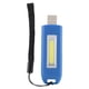thumbnail image 1 of Mini USB recargable llavero luz al aire libre COB linterna portátil lámpara de bolsillo azul, 1 of 8