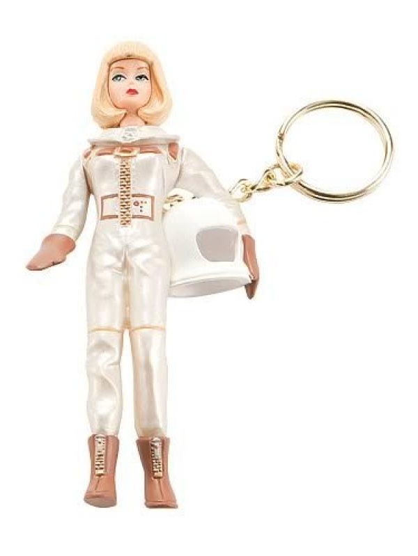 barbie logo keychain