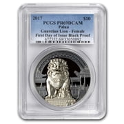 2017 Palau 2-Coin Silver $10 China Guardian Lions PR-69 PCGS