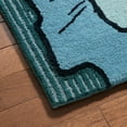 thumbnail image 6 of NICOLE MILLER NEW YORK Flora Grandeur Bloom Handcrafted Area Rug, Natural Wool Rug, Bold Floral Rug, Blue, 5'x7’, 6 of 10
