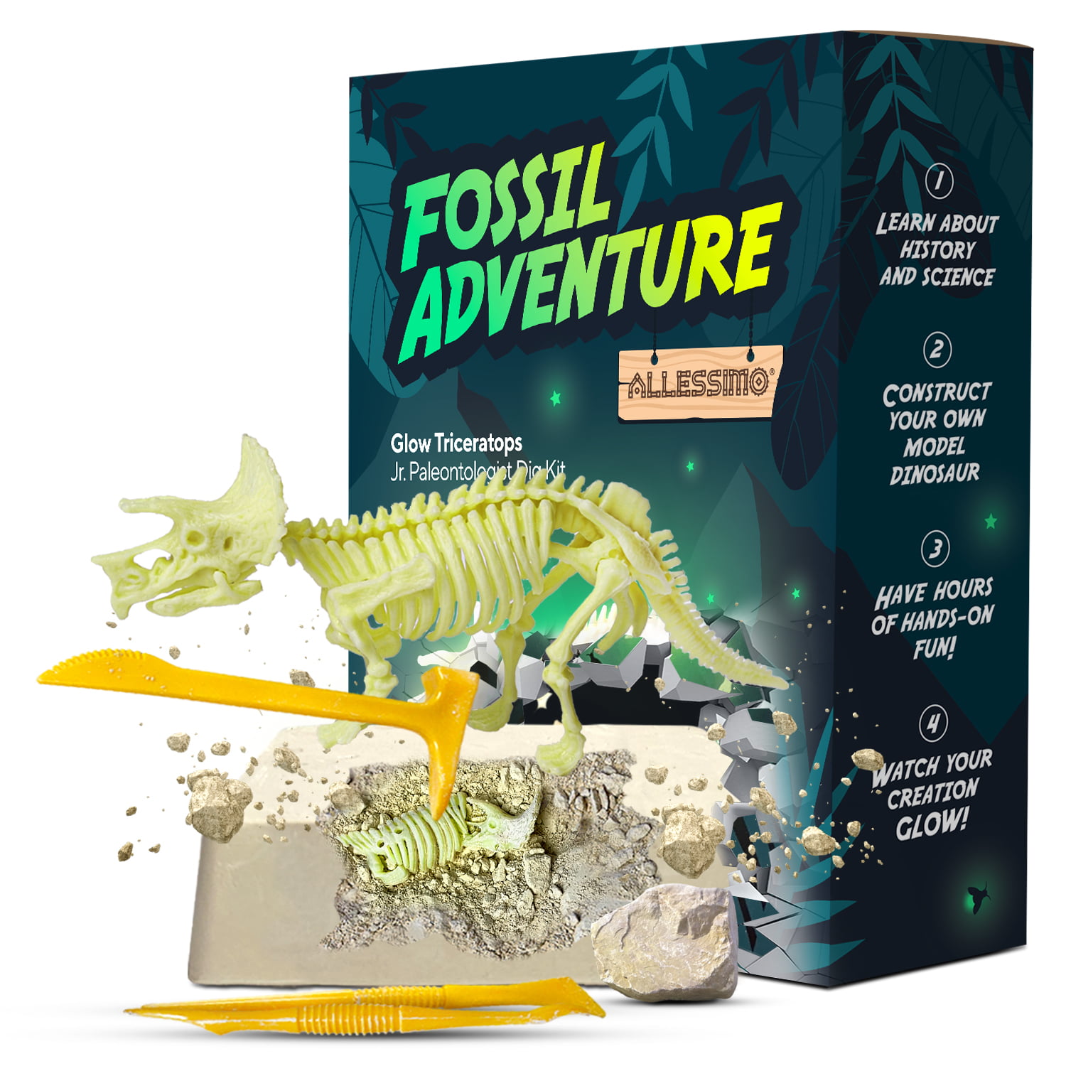 T-rex Fossil Digging Kit Ty9039 Create Dinosaur Archaeology Education Science for sale online 