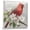 Beautiful Red Bird, variant on PU Leather Photo Album with Self-Adhesive Pages Scrapbook DIY Picture Holds 20+ Sheets Whimsical Watercolor Pumpkins