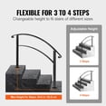 thumbnail image 4 of Escalera metálica Outdoor Steps VEVOR Black Arch #1, 4 of 7