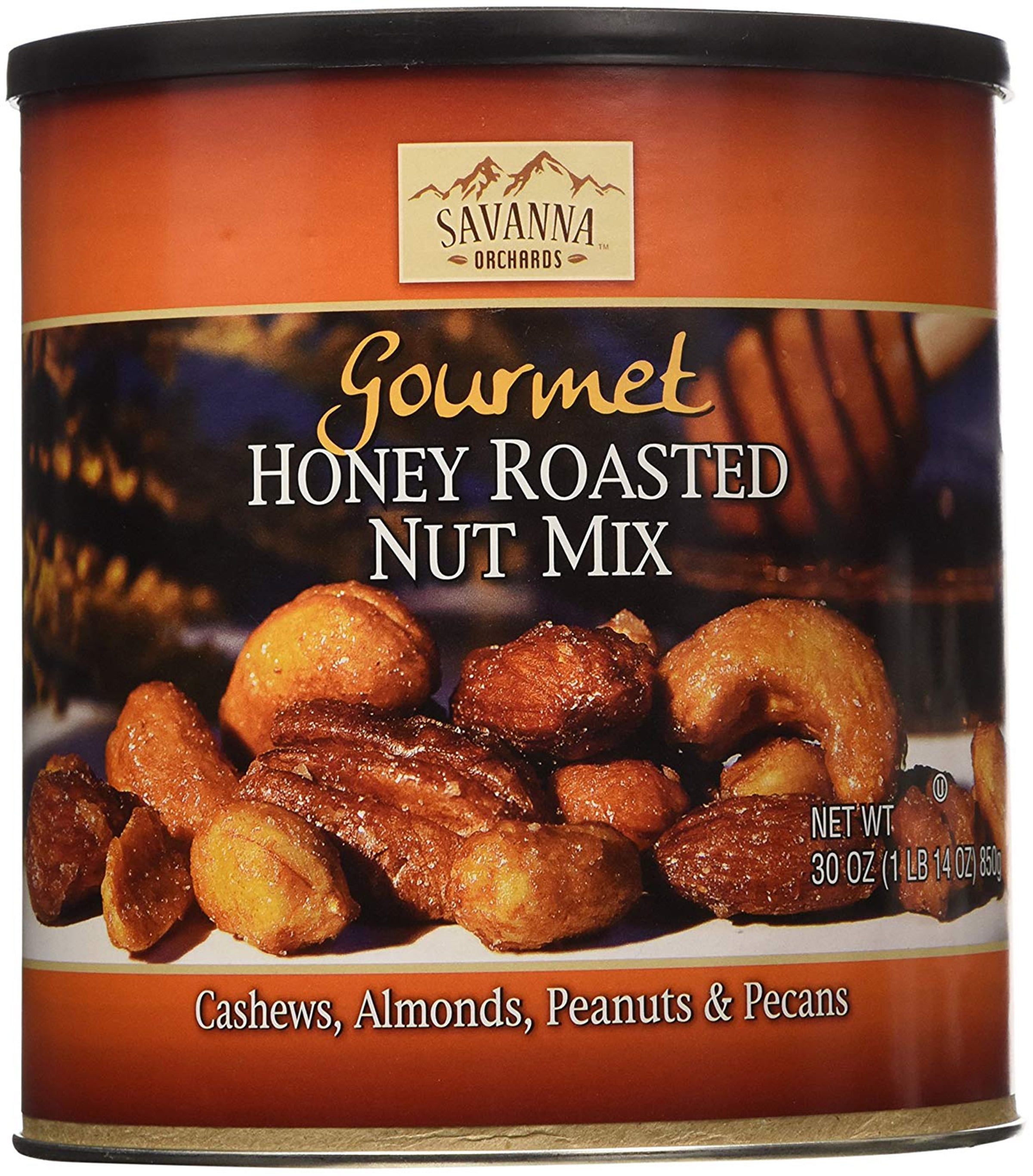 Savanna Orchards Gourmet Honey Roasted Nut Mix 30 Oz. (Pack of 2