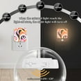 thumbnail image 4 of Yayeee 2-Pack Plug in LED Night Lights with Light Sensors Motion Detectors, Swirling Circles, 4 of 7